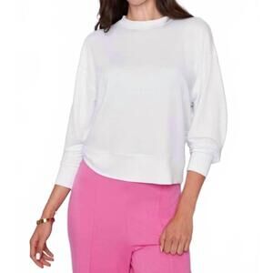 NEW ILTM alessia provence sweatshirt in white
